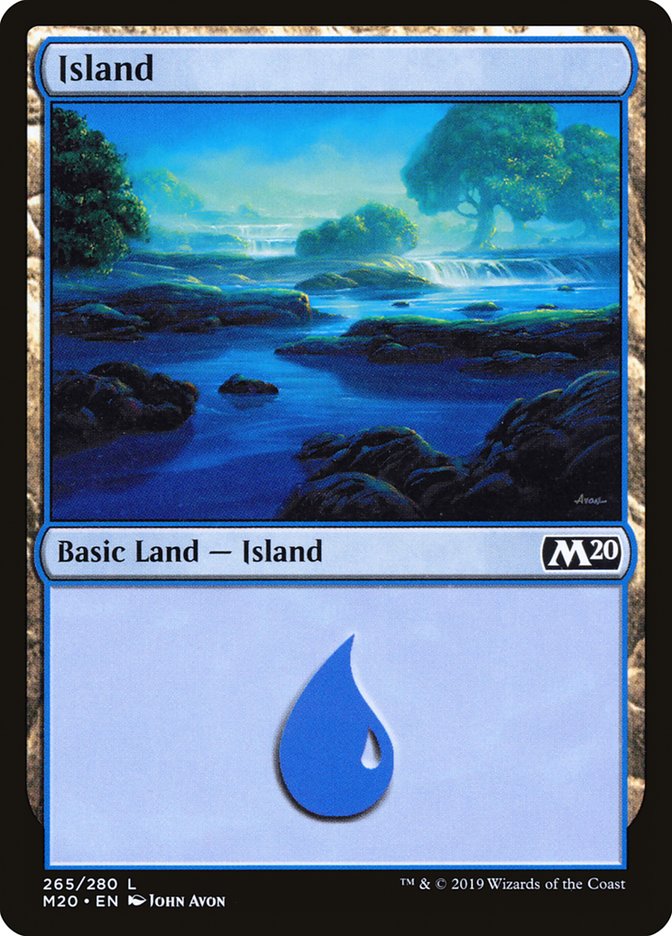 Island (265) [Core Set 2020] | Yard's Games Ltd