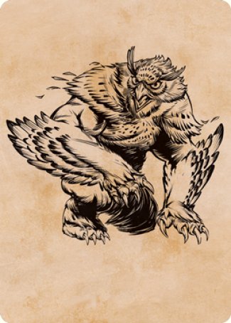 Owlbear (Showcase) Art Card [Dungeons & Dragons: Adventures in the Forgotten Realms Art Series] | Yard's Games Ltd