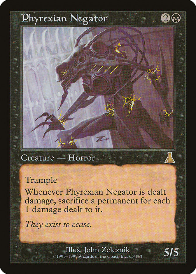 Phyrexian Negator [Urza's Destiny] | Yard's Games Ltd