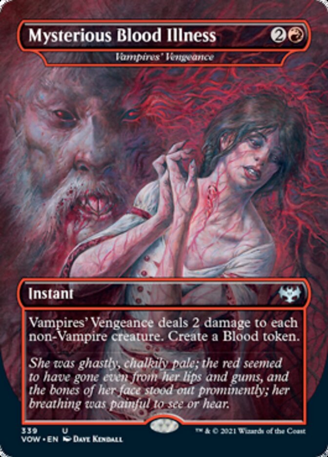 Vampires' Vengeance - Mysterious Blood Illness [Innistrad: Crimson Vow] | Yard's Games Ltd