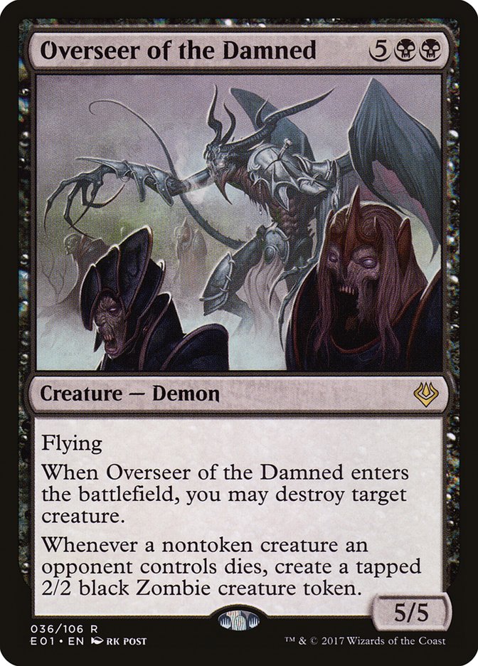 Overseer of the Damned [Archenemy: Nicol Bolas] | Yard's Games Ltd