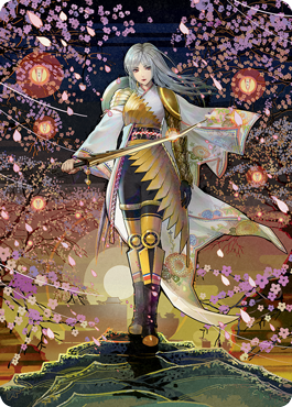 The Wandering Emperor 2 Art Card [Kamigawa: Neon Dynasty Art Series] | Yard's Games Ltd