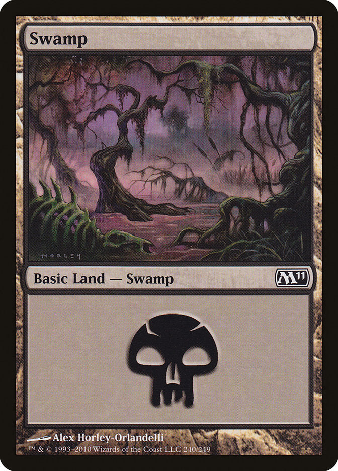 Swamp (240) [Magic 2011] | Yard's Games Ltd