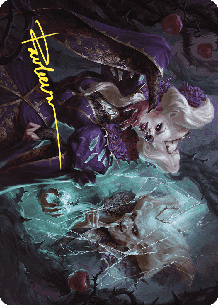 Conceited Witch Art Card (Gold-Stamped Signature) [Wilds of Eldraine Art Series] | Yard's Games Ltd