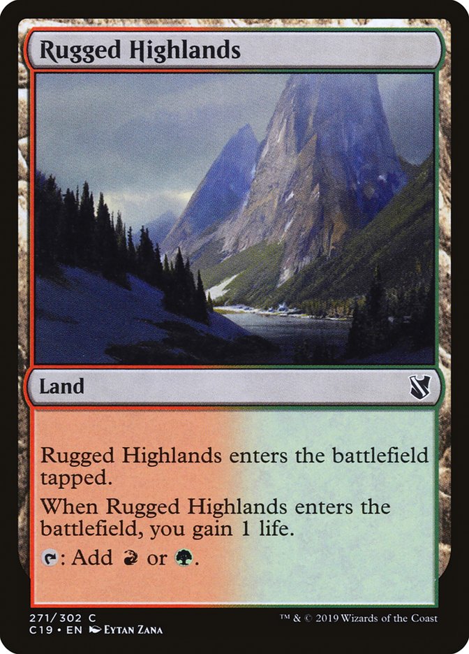 Rugged Highlands [Commander 2019] | Yard's Games Ltd