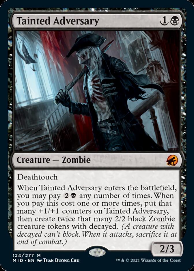 Tainted Adversary [Innistrad: Midnight Hunt] | Yard's Games Ltd