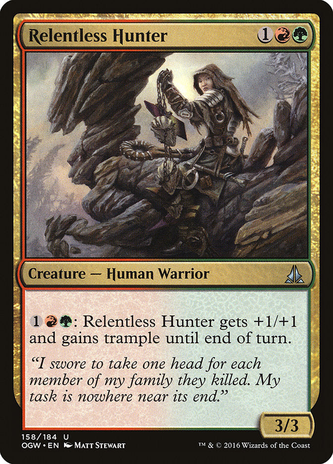 Relentless Hunter [Oath of the Gatewatch] | Yard's Games Ltd