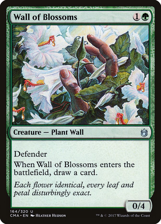 Wall of Blossoms [Commander Anthology] | Yard's Games Ltd