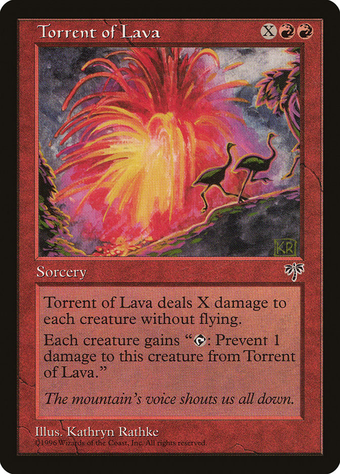 Torrent of Lava [Mirage] | Yard's Games Ltd