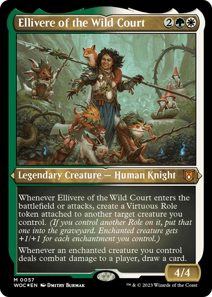 Ellivere of the Wild Court (Display Commander) [Wilds of Eldraine Commander] | Yard's Games Ltd