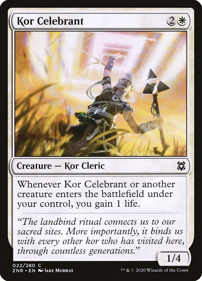 Kor Celebrant [Zendikar Rising] | Yard's Games Ltd