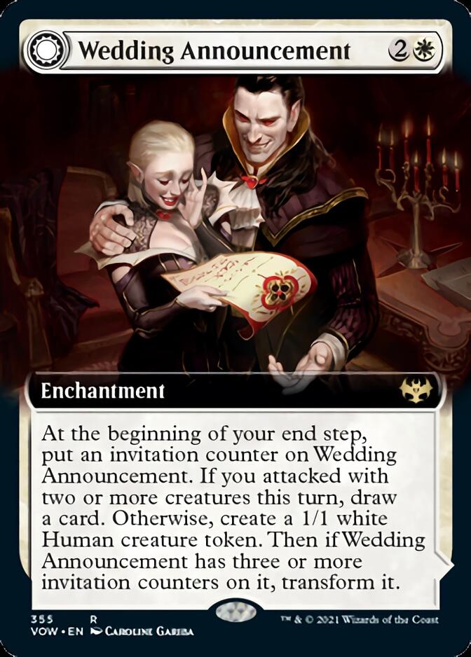 Wedding Announcement // Wedding Festivity (Extended Art) [Innistrad: Crimson Vow] | Yard's Games Ltd