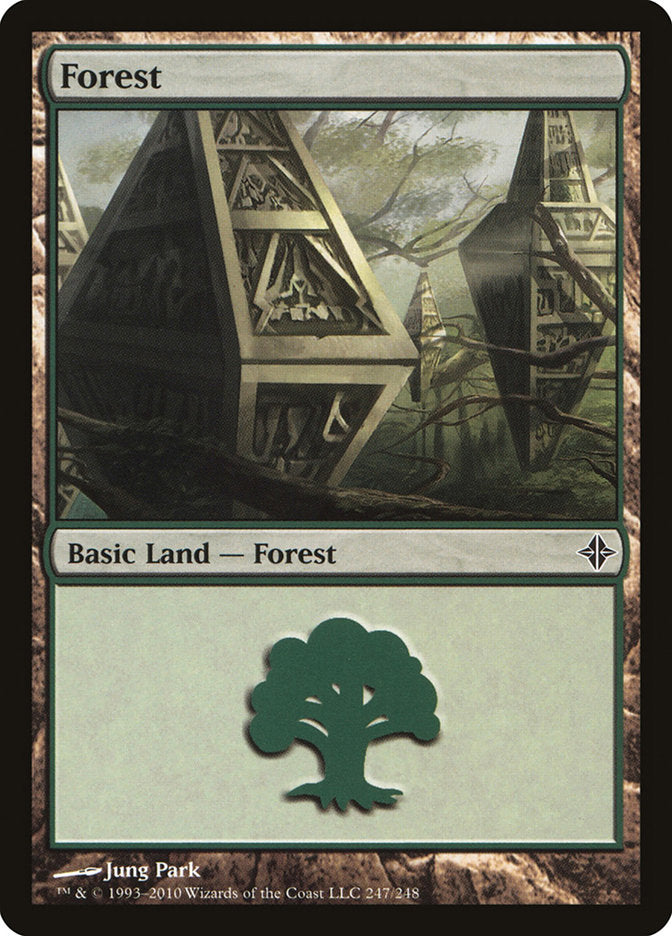 Forest (247) [Rise of the Eldrazi] | Yard's Games Ltd