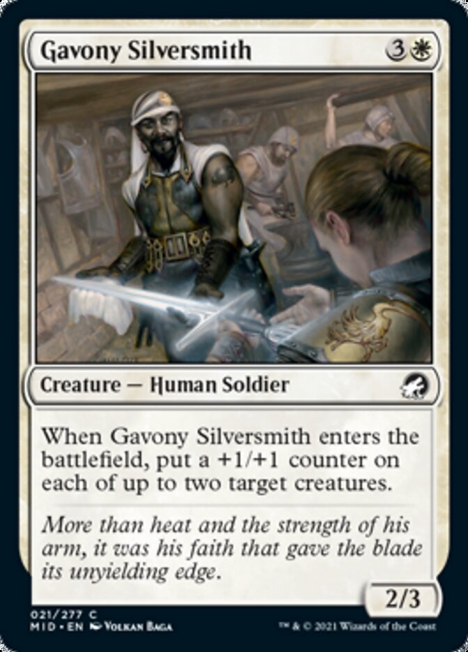 Gavony Silversmith [Innistrad: Midnight Hunt] | Yard's Games Ltd