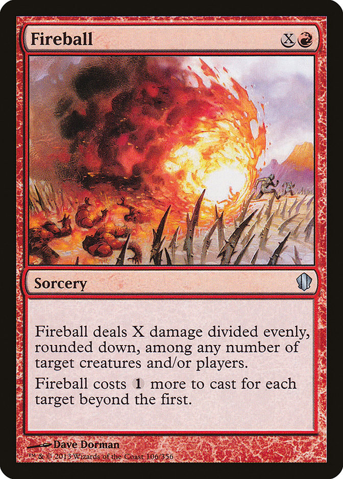 Fireball [Commander 2013] | Yard's Games Ltd