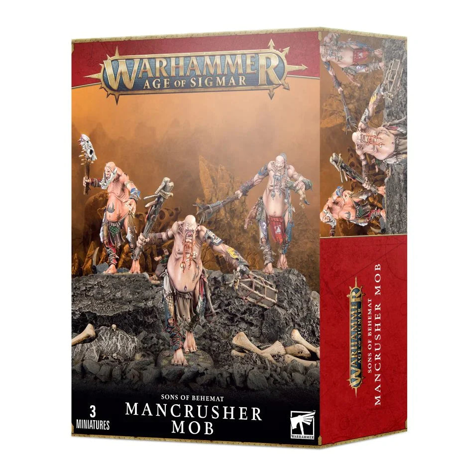 Warhammer Age of Sigmar - Sons of Behemat - Mancrusher Mob | Yard's Games Ltd