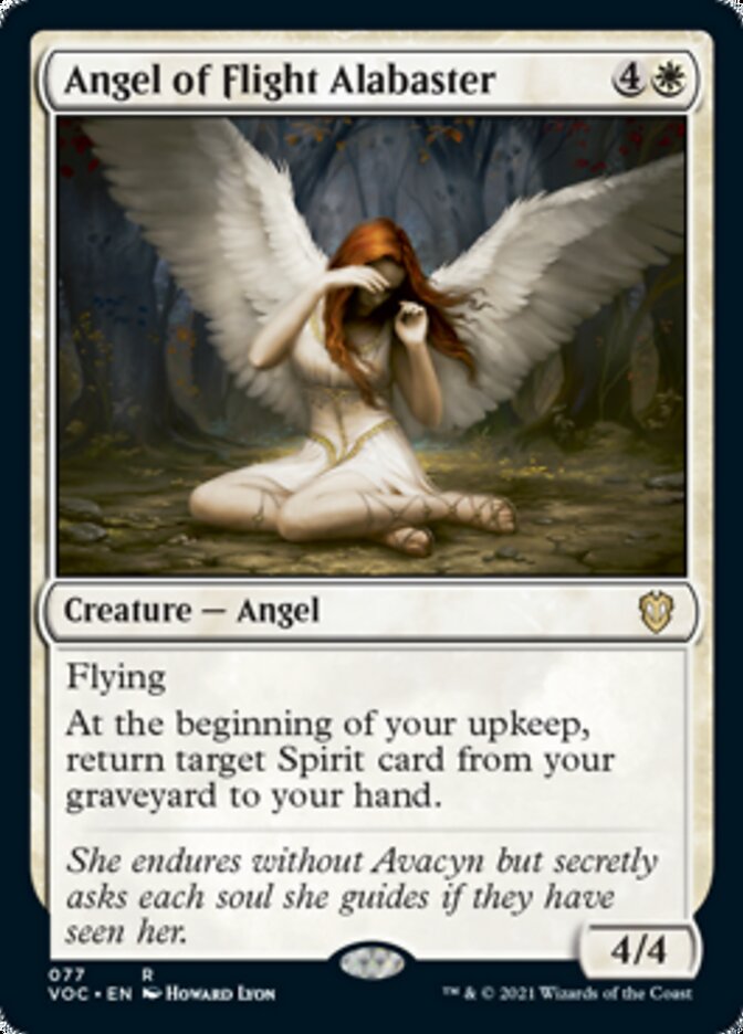 Angel of Flight Alabaster [Innistrad: Crimson Vow Commander] | Yard's Games Ltd