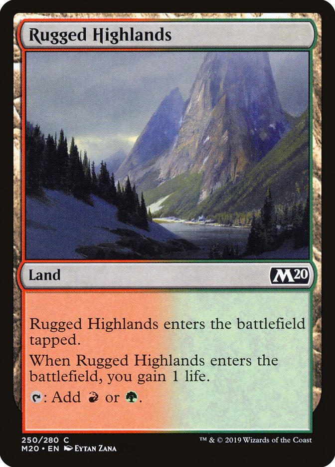 Rugged Highlands [Core Set 2020] | Yard's Games Ltd