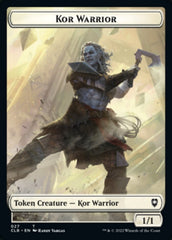 Kor Warrior // Angel Warrior Double-Sided Token [Commander Legends: Battle for Baldur's Gate Tokens] | Yard's Games Ltd