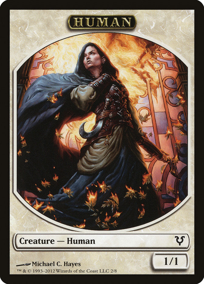 Human Token (2/8) [Avacyn Restored Tokens] | Yard's Games Ltd