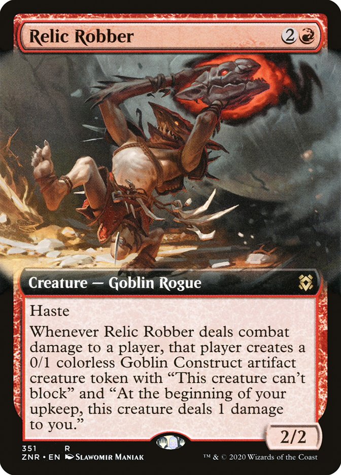 Relic Robber (Extended Art) [Zendikar Rising] | Yard's Games Ltd