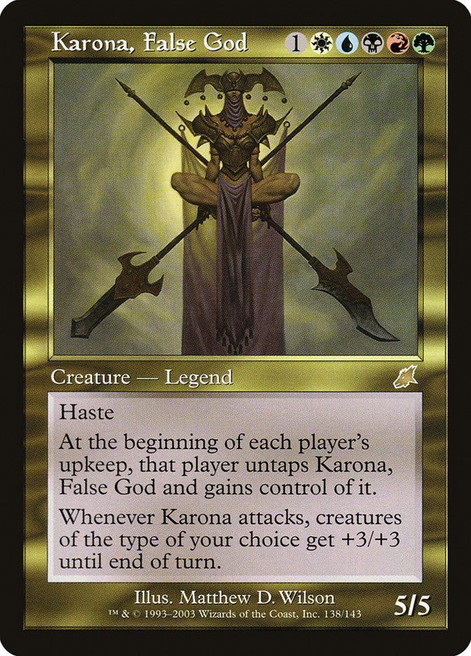 Karona, False God [Scourge] | Yard's Games Ltd