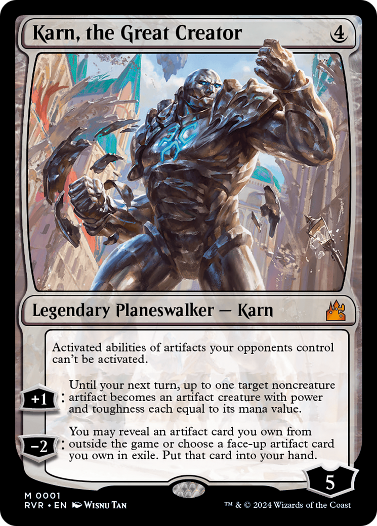 Karn, the Great Creator [Ravnica Remastered] | Yard's Games Ltd