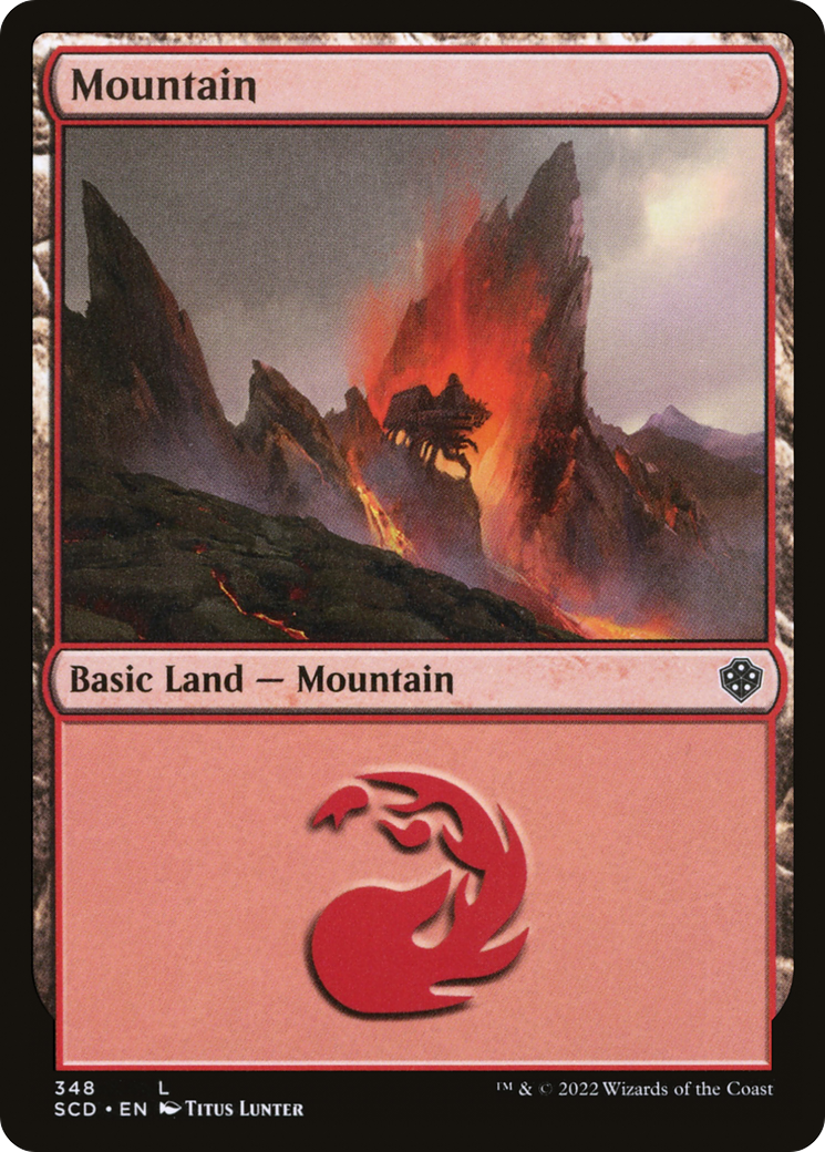 Mountain (348) [Starter Commander Decks] | Yard's Games Ltd