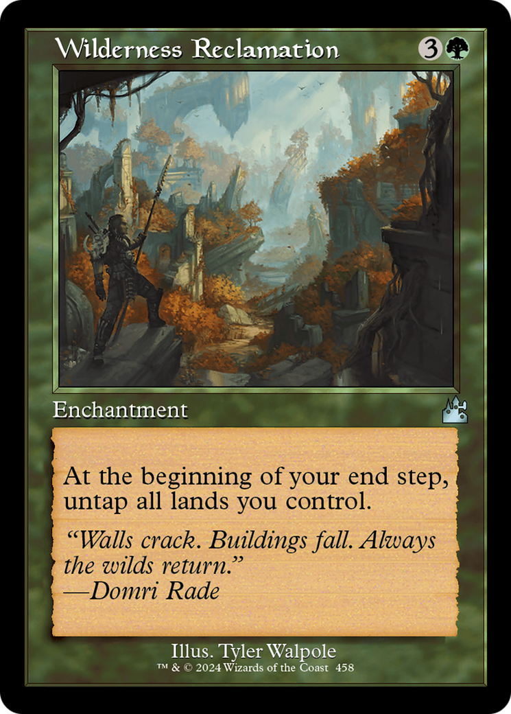 Wilderness Reclamation [Ravnica Remastered] | Yard's Games Ltd