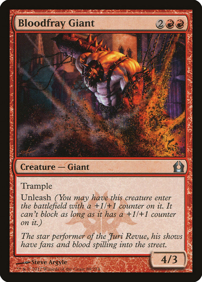 Bloodfray Giant [Return to Ravnica] | Yard's Games Ltd