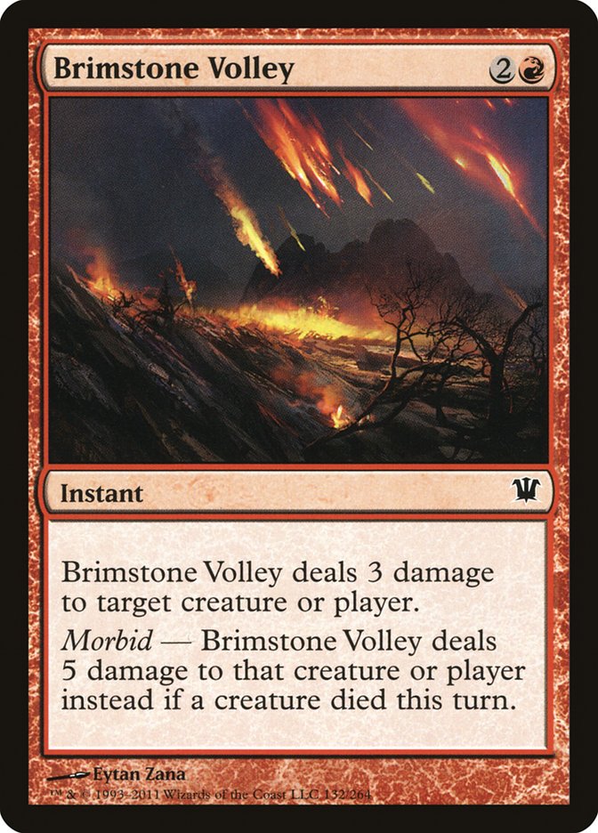 Brimstone Volley [Innistrad] | Yard's Games Ltd