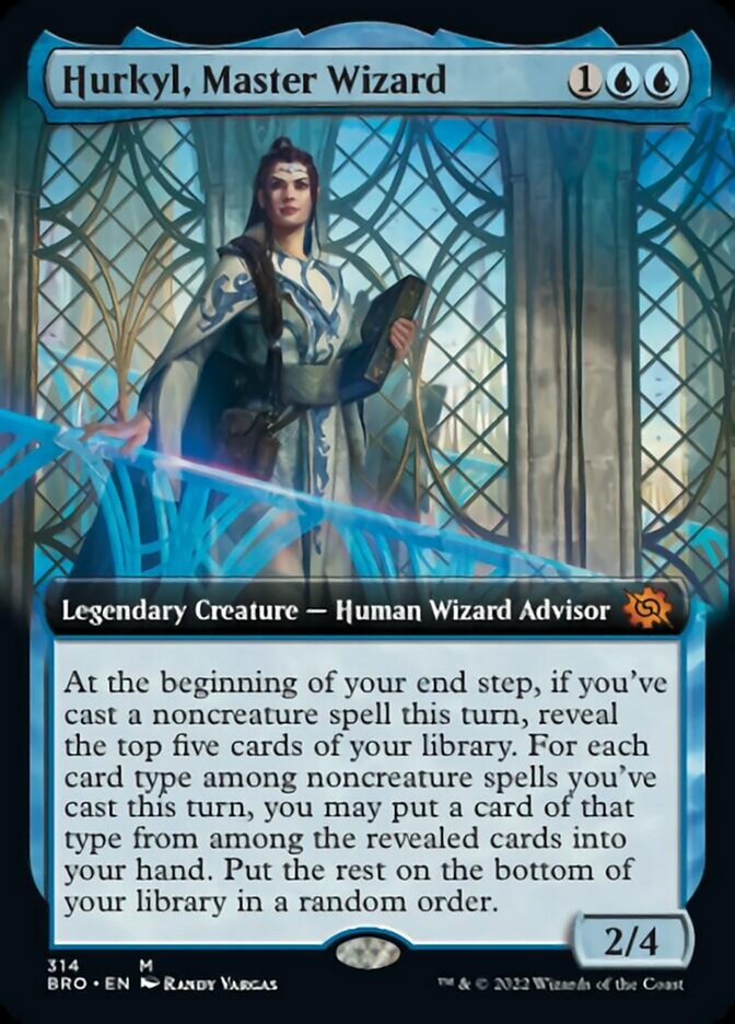 Hurkyl, Master Wizard (Extended Art) [The Brothers' War] | Yard's Games Ltd