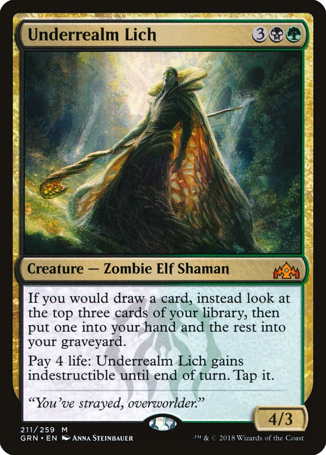 Underrealm Lich [Guilds of Ravnica] | Yard's Games Ltd