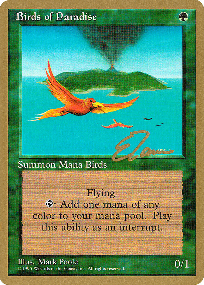 Birds of Paradise (Eric Tam) [Pro Tour Collector Set] | Yard's Games Ltd