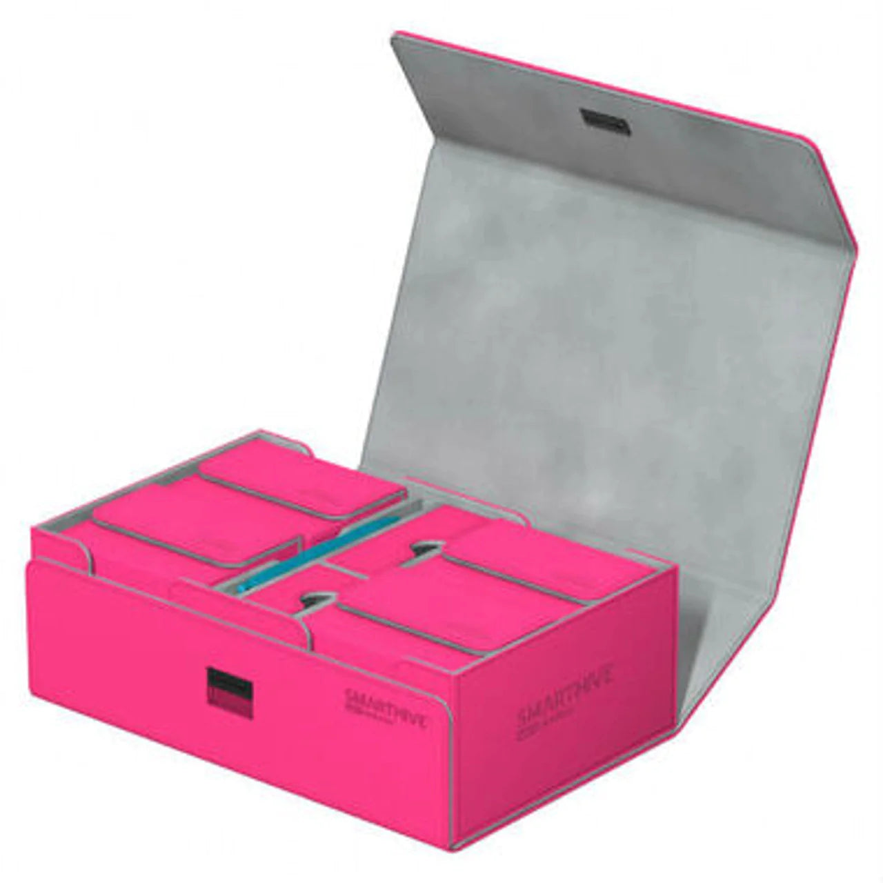 ultimate guard smarthive 400 xenoskin pink card and deck storage box | Yard's Games Ltd