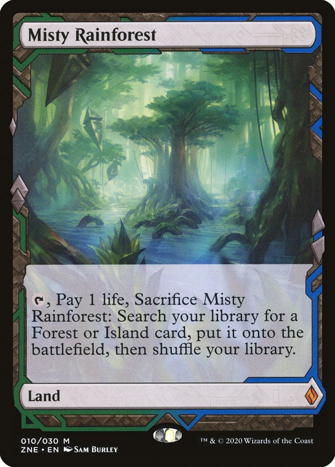 Misty Rainforest (Expeditions) [Zendikar Rising Expeditions] | Yard's Games Ltd