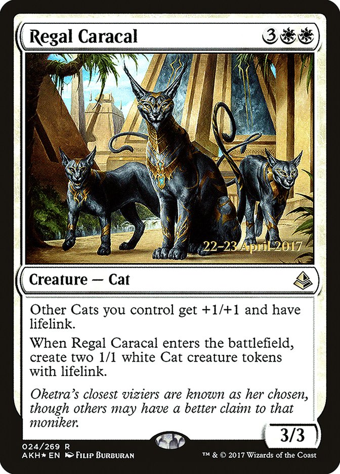 Regal Caracal [Amonkhet Prerelease Promos] | Yard's Games Ltd