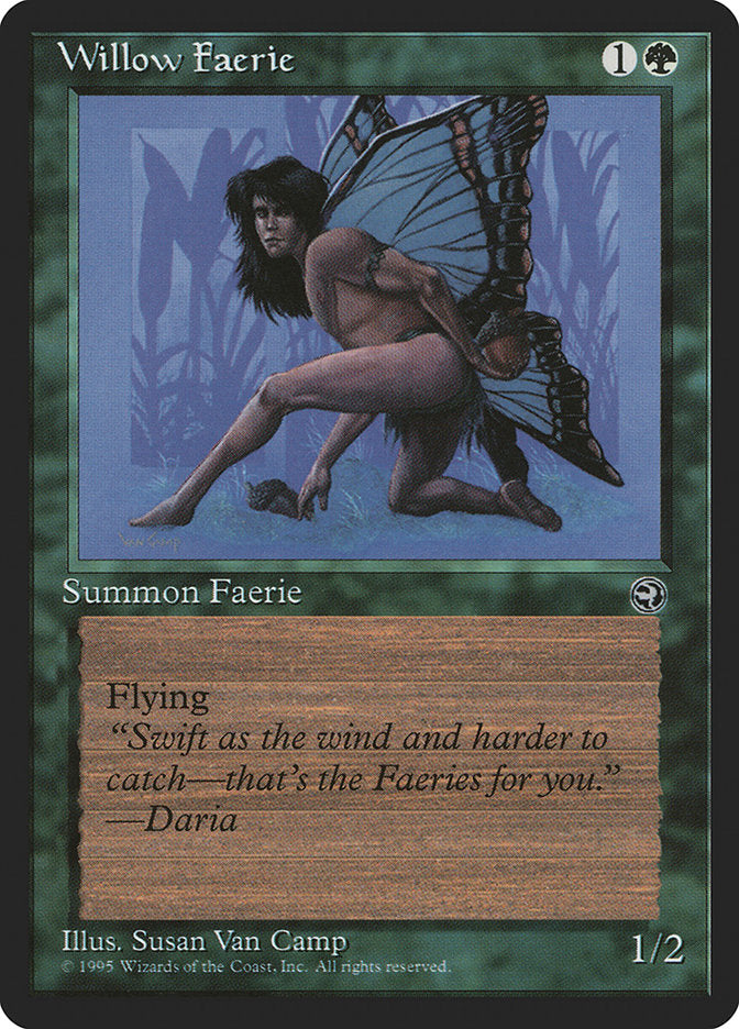 Willow Faerie (Daria Flavor Text) [Homelands] | Yard's Games Ltd