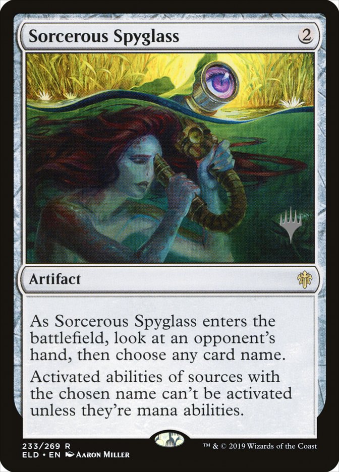 Sorcerous Spyglass (Promo Pack) [Throne of Eldraine Promos] | Yard's Games Ltd