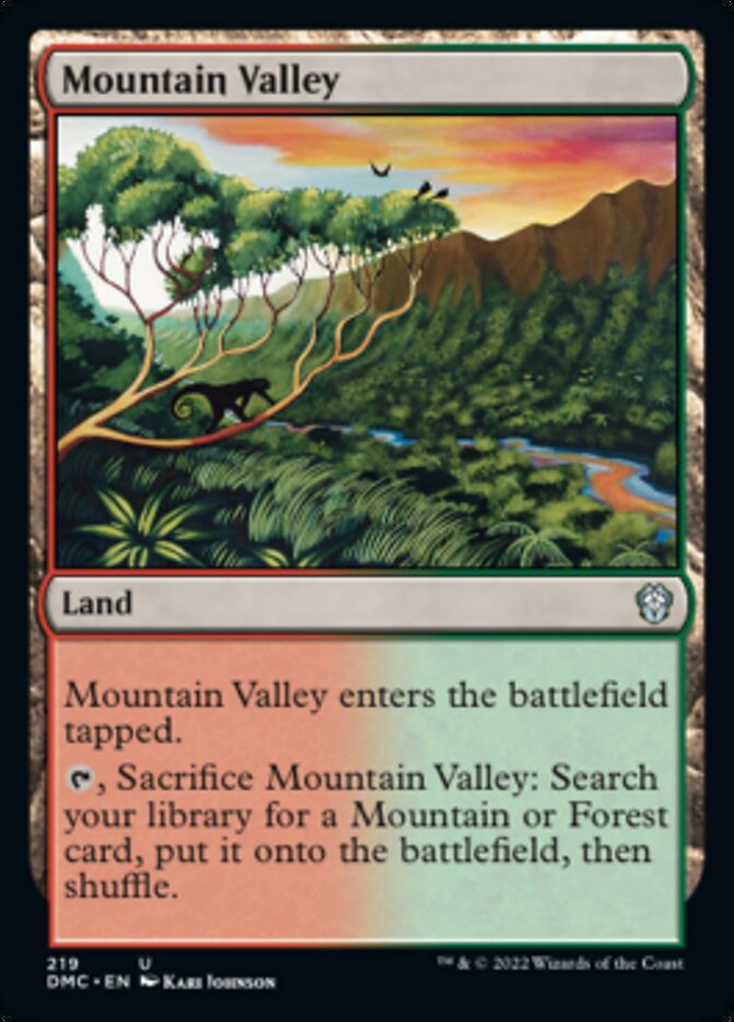 Mountain Valley [Dominaria United Commander] | Yard's Games Ltd