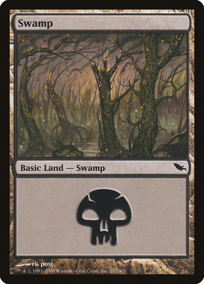 Swamp (292) [Shadowmoor] | Yard's Games Ltd