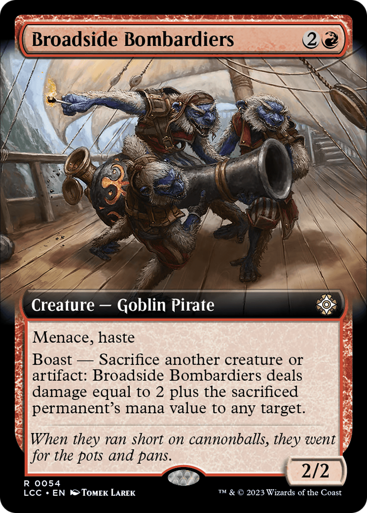 Broadside Bombardiers (Extended Art) [The Lost Caverns of Ixalan Commander] | Yard's Games Ltd