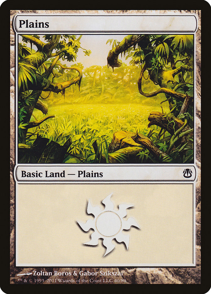 Plains (40) [Duel Decks: Ajani vs. Nicol Bolas] | Yard's Games Ltd