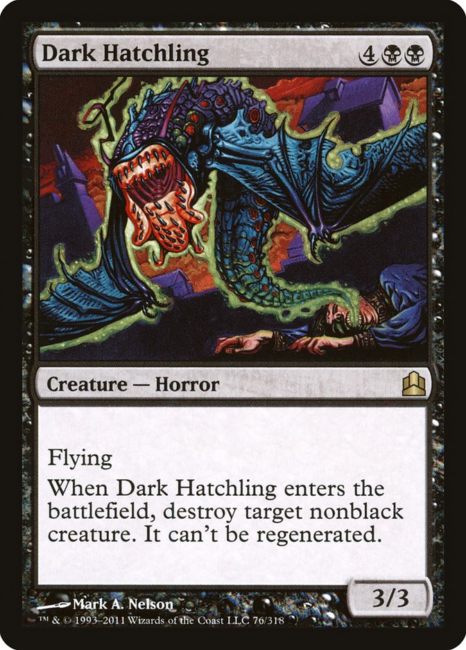 Dark Hatchling [Commander 2011] | Yard's Games Ltd