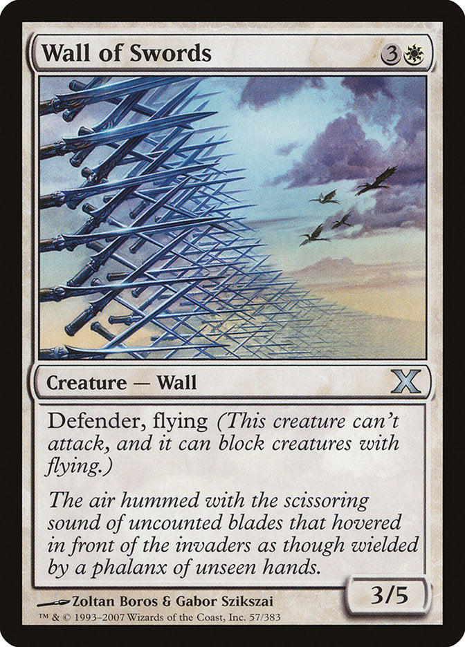 Wall of Swords [Tenth Edition] | Yard's Games Ltd