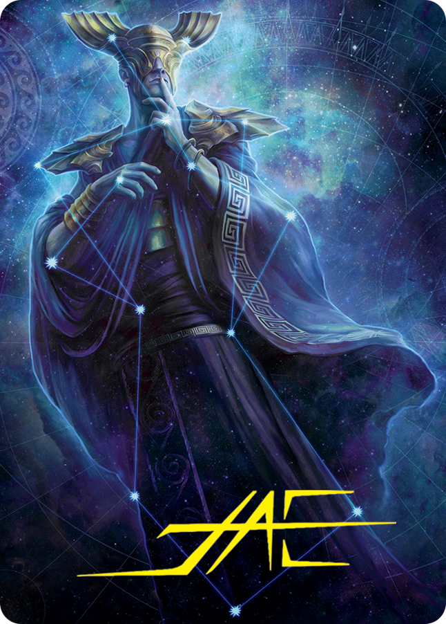 Atris, Oracle of Half-Truths Art Card (Gold-Stamped Signature) [March of the Machine Art Series] | Yard's Games Ltd