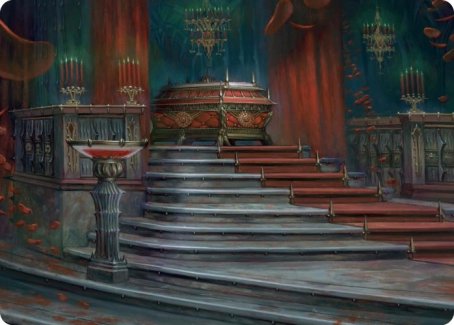 Edgar Markov's Coffin Art Card [Innistrad: Crimson Vow Art Series] | Yard's Games Ltd