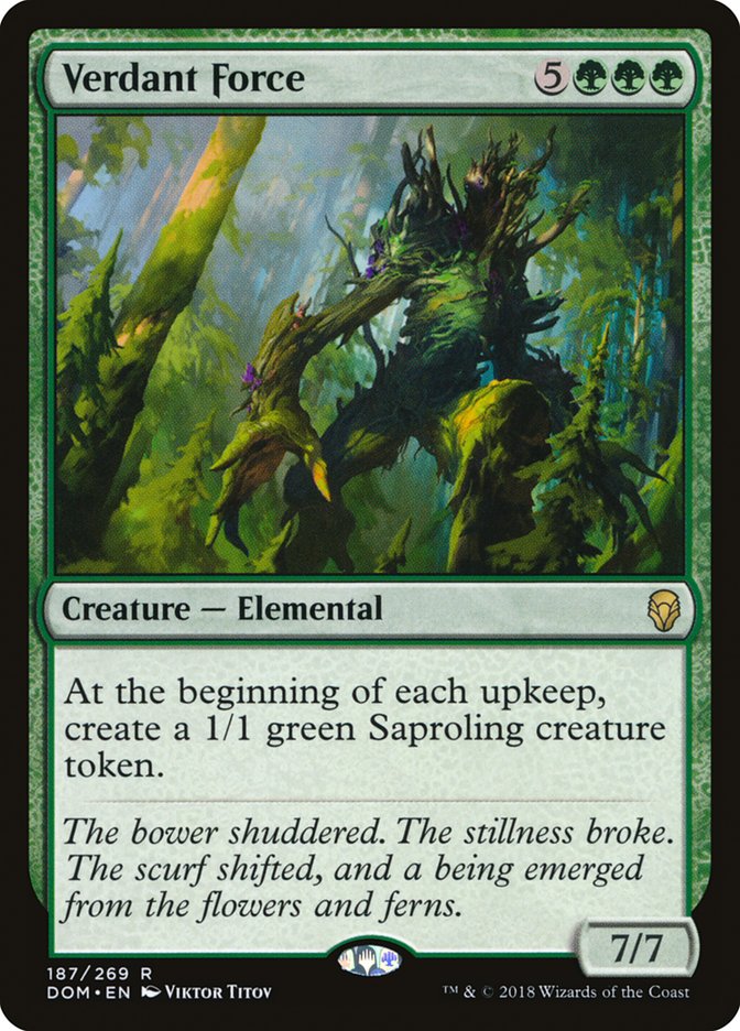 Verdant Force [Dominaria] | Yard's Games Ltd