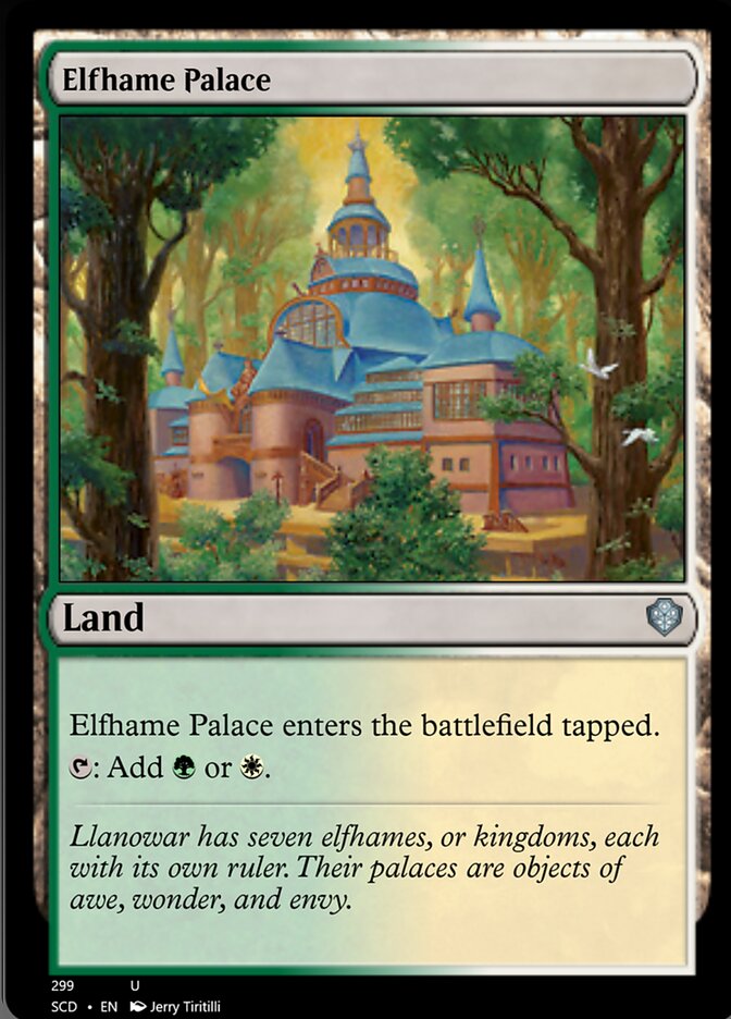 Elfhame Palace [Starter Commander Decks] | Yard's Games Ltd