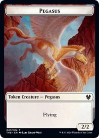 Pegasus // Satyr Double-Sided Token [Theros Beyond Death Tokens] | Yard's Games Ltd